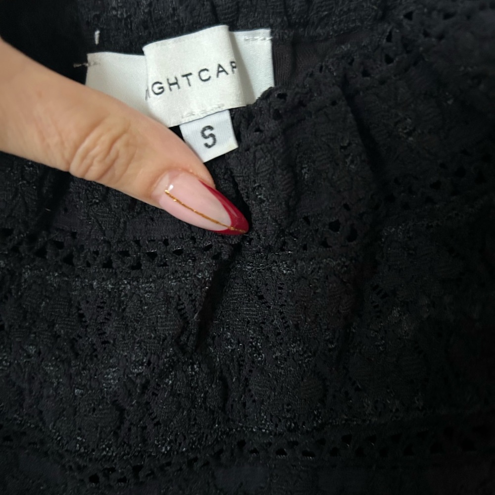Nightcap black lace jumpsuit size small - Picture 4 of 4